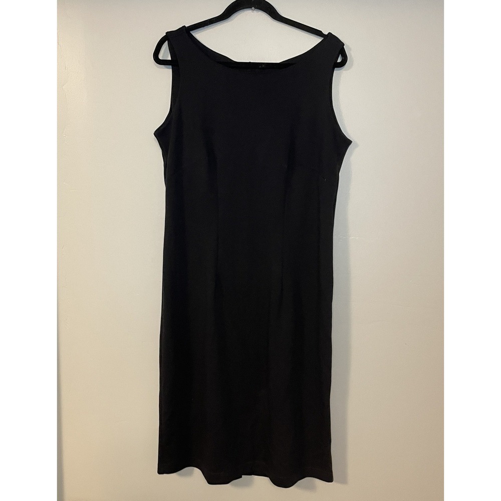 Hanna Andersson Black Sleeveless Dress Size 14 Tall Women's Career Office